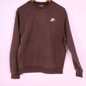 0279-Nike Sportswear Crewneck Sweatshirt – Brown – Size M